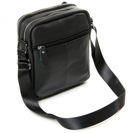 Мужская сумка-планшет из натуральной кожи dr.Bond 6618 черный
