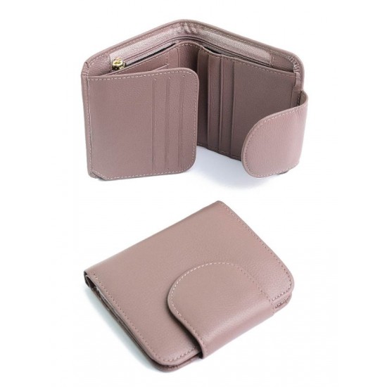 Жіночий гаманець з натуральної шкіри LARGONI D-6092 рожевий