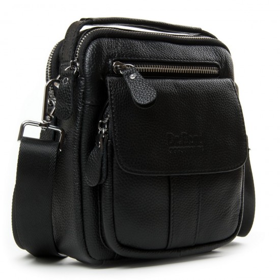 Мужская сумка-планшет из натуральной кожи dr.Bond 20109 черный