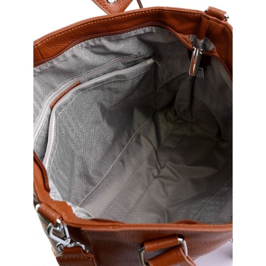 Жіноча сумка з натуральної шкіри LARGONI 6003 коричневий