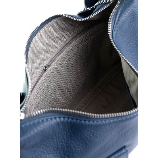 Жіноча сумка з натуральної шкіри LARGONI 1798 синій