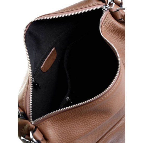 Женская сумка из натуральной кожи LARGONI 18933 коричневый