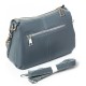 Жіноча сумочка на три відділення з натуральної шкіри ALEX RAI 8871 синій
