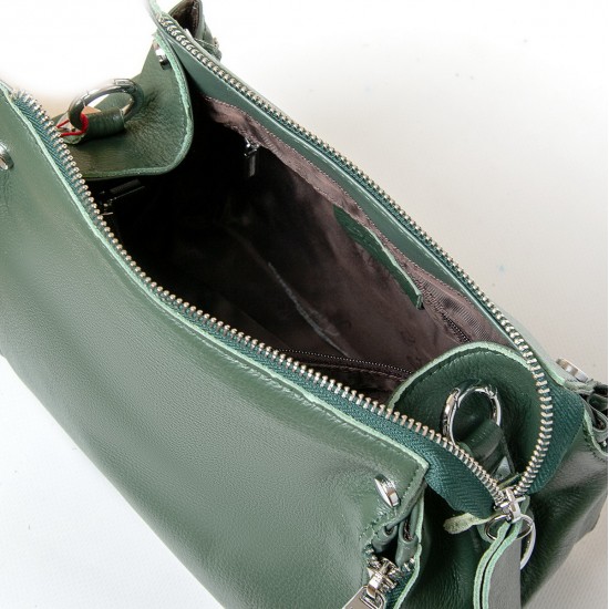 Жіноча сумка з натуральної шкіри ALEX RAI 8844-9 зелений