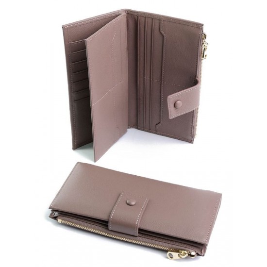 Жіночий гаманець з натуральної шкіри LARGONI D-6016 фіолетовий