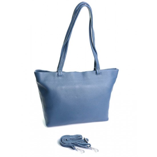 Жіноча сумка з натуральної шкіри LARGONI 8922-9 синій
