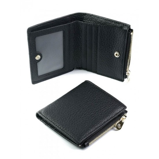 Жіночий гаманець з натуральної шкіри LARGONI D-6089 чорний