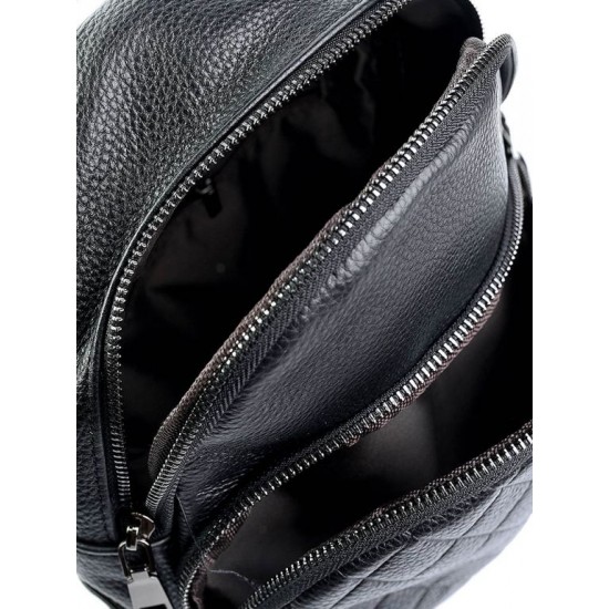 Женский рюкзак из натуральной кожи LARGONI  322 черный