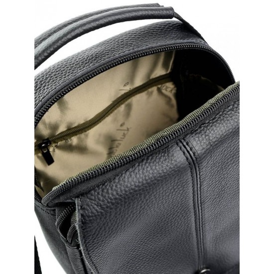 Чоловіча сумка-планшет з натуральної шкіри LARGONI 4081 чорний