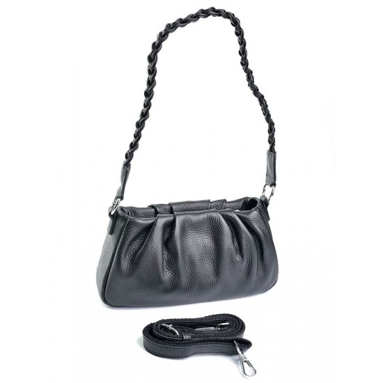Жіноча сумочка з натуральної шкіри LARGONI 5001 чорний