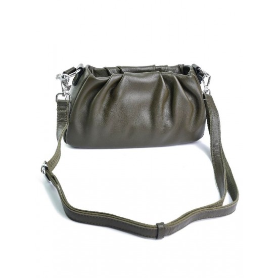 Жіноча сумочка з натуральної шкіри LARGONI 5001 зелений