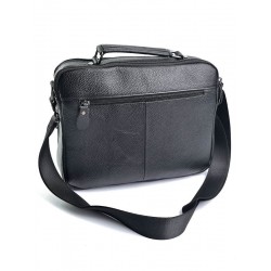 Ділова сумка-портфель з натуральної шкіри LARGONI WY-711 чорний