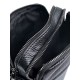 Чоловіча сумка-планшет з натуральної шкіри LARGONI 2058 чорний