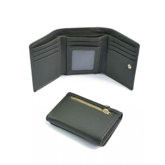 Жіночий гаманець з натуральної шкіри LARGONI D-6060 зелений