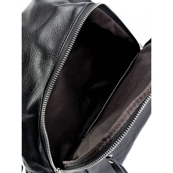 Женский рюкзак из натуральной кожи LARGONI 8907-9 черный