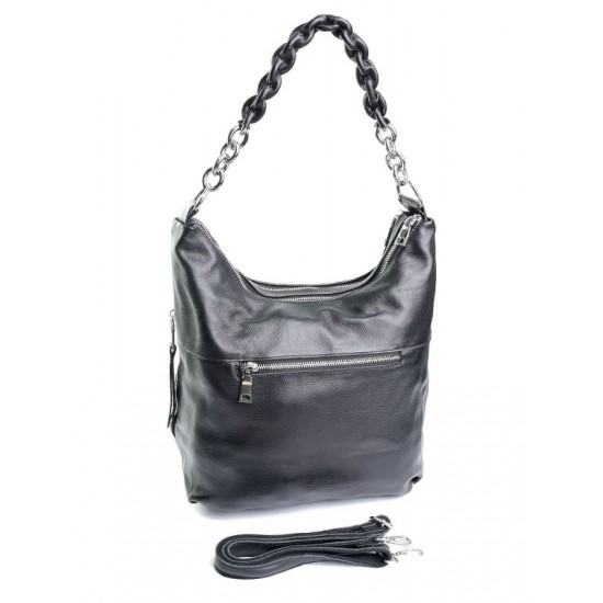 Женская сумка из натуральной кожи LARGONI 8087-9 черный