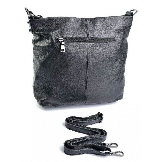 Женская сумка из натуральной кожи LARGONI 80271 черный