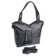 Женская сумка из натуральной кожи LARGONI 80205 черный