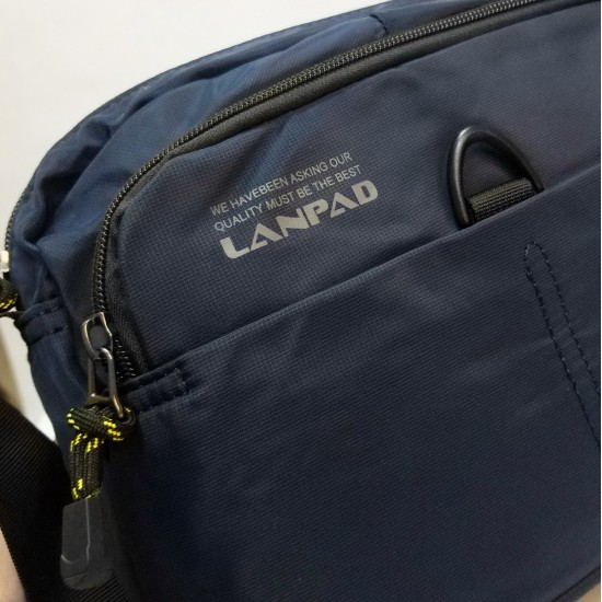 Чоловіча сумка на плече Lanpad 65349 синій