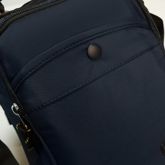 Чоловіча сумка на плече Lanpad 15054 синій