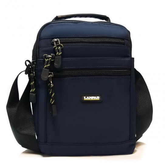 Мужская сумка на плечо Lanpad 53261 синий