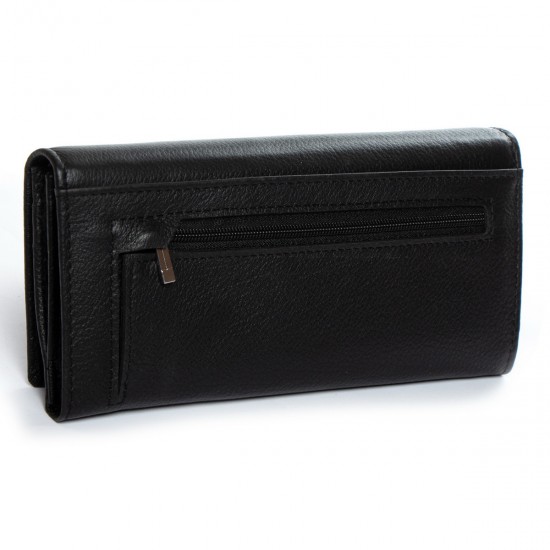 Шкіряний жіночий гаманець dr.Bond Classic W502 чорний