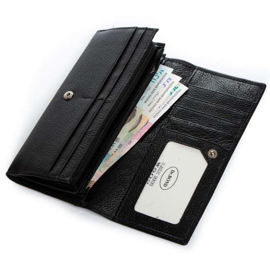Шкіряний жіночий гаманець dr.Bond Classic W502 чорний