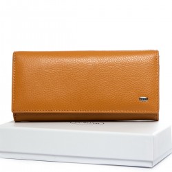 Шкіряний жіночий гаманець dr.Bond Classic W502 жовтий Шкіряний жіночий гаманець dr.Bond Classic W502 жовтий