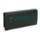 Женский кожаный кошелек на магнитах dr.Bond Classic W502 зеленый