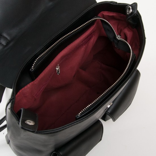 Жіноча сумка-рюкзак FASHION 9903 чорний