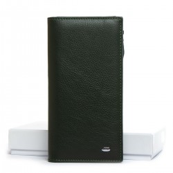 Жіночий шкіряний гаманець dr.Bond Classic WMB-3M темно-зелений Жіночий шкіряний гаманець dr.Bond Classic WMB-3M темно-зелений