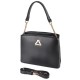 Женская модельная сумочка LUCHERINO 628 черный + золота фурнитура