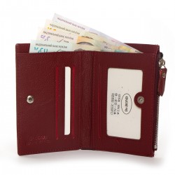 Женский кожаный кошелек dr.Bond Classic WN-23-8 бордовый Женский кожаный кошелек dr.Bond Classic WN-23-8 бордовый