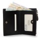 Шкіряний жіночий гаманець dr.Bond Classic WN-23-8 чорний