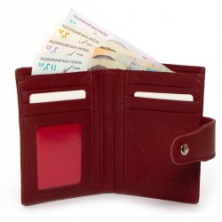 Женский кожаный кошелек dr.Bond Classic WN-23-15 бордовый Женский кожаный кошелек dr.Bond Classic WN-23-15 бордовый