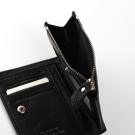 Шкіряний жіночий гаманець dr.Bond Classic WN-23-10 чорний