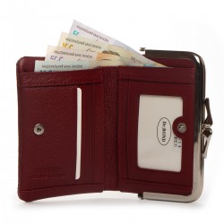 Женский кожаный кошелек dr.Bond Classic WN-23-14 бордовый Женский кожаный кошелек dr.Bond Classic WN-23-14 бордовый