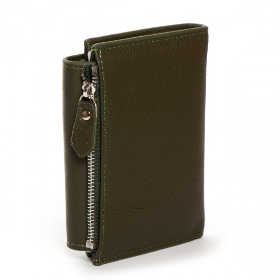 Шкіряний жіночий гаманець dr.Bond Classic WN-23-12 зелений