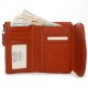 Шкіряний жіночий гаманець dr.Bond Classic WN-23-9 помаранчевий