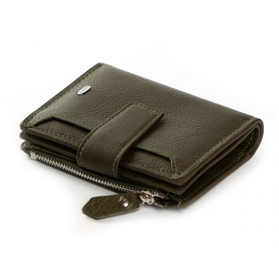 Шкіряний жіночий гаманець dr.Bond Classic WN-23-11 зелений
