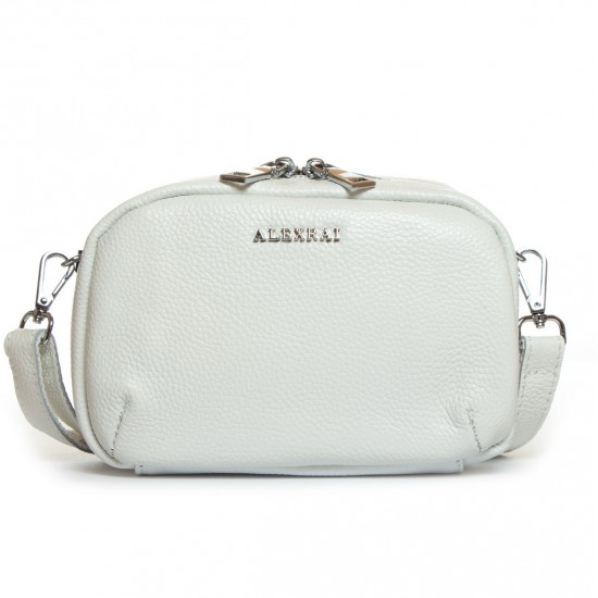 Жіноча сумочка-клатч із натуральної шкіри ALEX RAI 99107 білий
