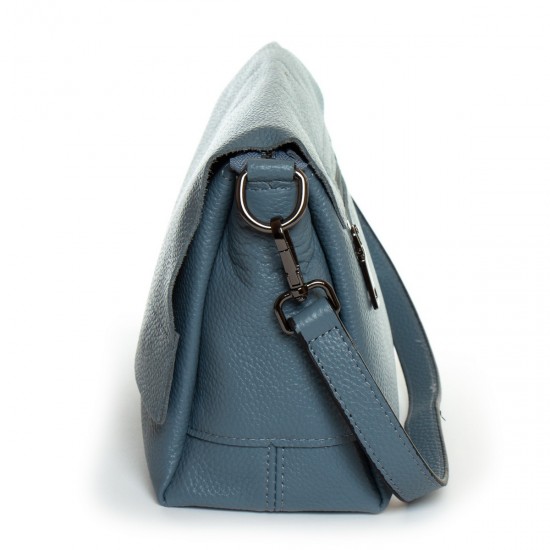 Жіноча сумочка із натуральної шкіри ALEX RAI 99105 блакитний