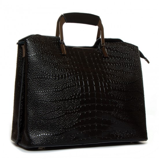 Жіноча сумка з натуральної шкіри ALEX RAI 1540-1 чорний
