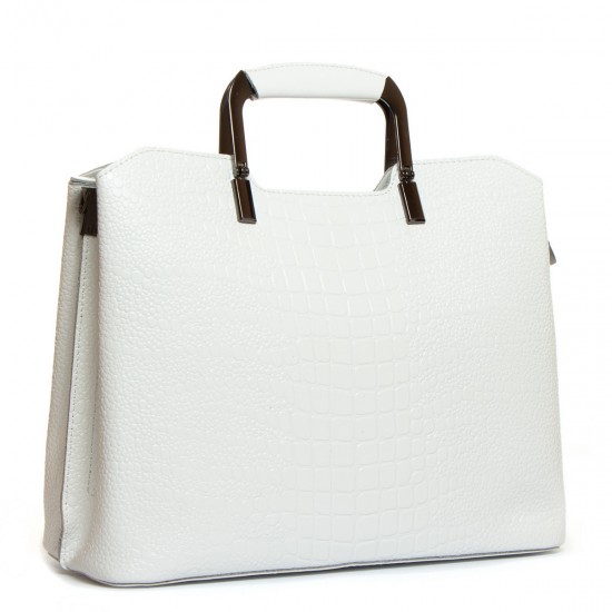 Женская сумка из натуральной кожи ALEX RAI 1540-1 белый
