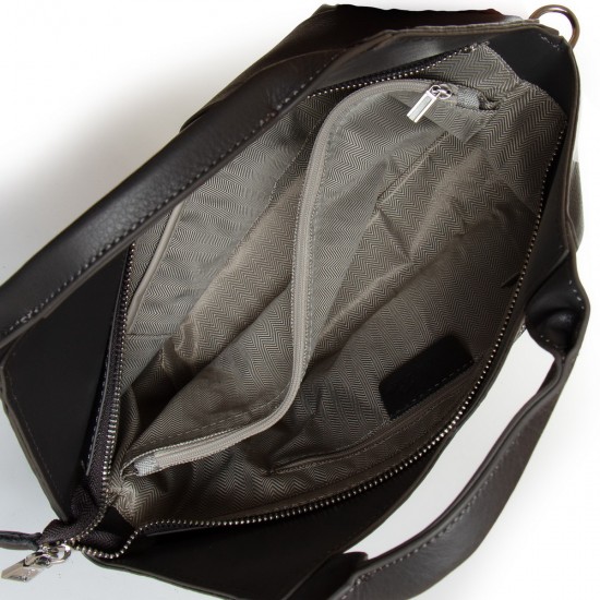 Женская сумка из натуральной кожи ALEX RAI 2038-9 графитовый