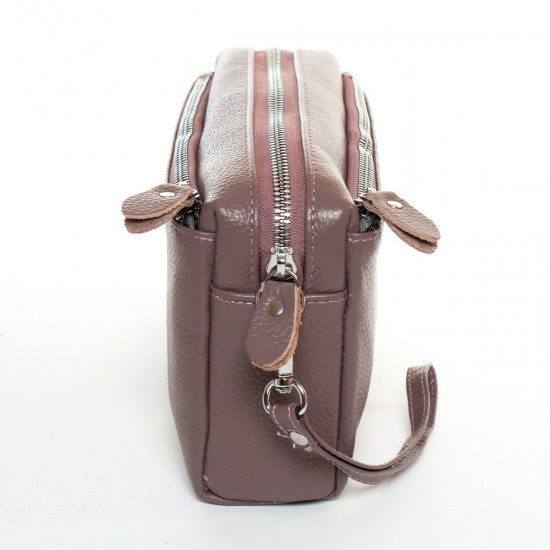 Жіноча сумочка з натуральної шкіри ALEX RAI 60071 фіолетовий