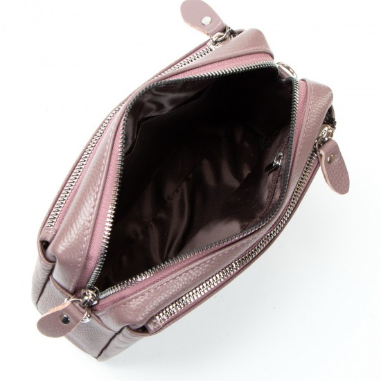 Женская сумочка из натуральной кожи ALEX RAI 60071 лиловый