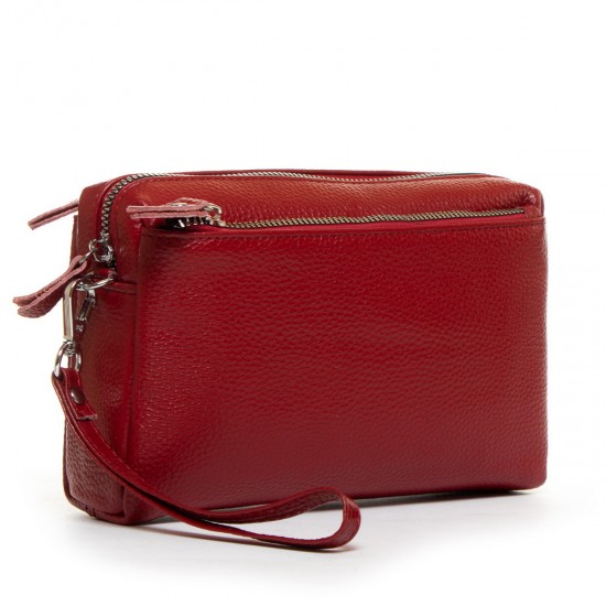 Женская сумочка из натуральной кожи ALEX RAI 60071 бордовый