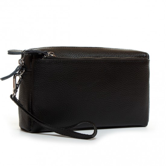 Жіноча сумочка з натуральної шкіри ALEX RAI 60071 чорний