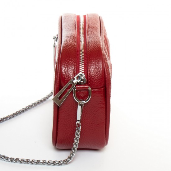 Жіноча сумочка з натуральної шкіри ALEX RAI 17005 бордовий